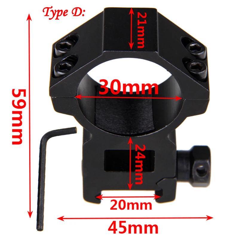 Охотничье высокопрофильное 30 мм кольцо 21 мм ласточкин хвост рельсовое Крепление 11 мм ласточкин хвост рельсовое крепление для прицела охотничье крепление