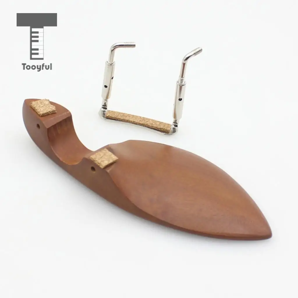 Jujube Wood Violin Chin Rest Chinrest with Screw for 3/4 4/4 Violin Fiddle Parts