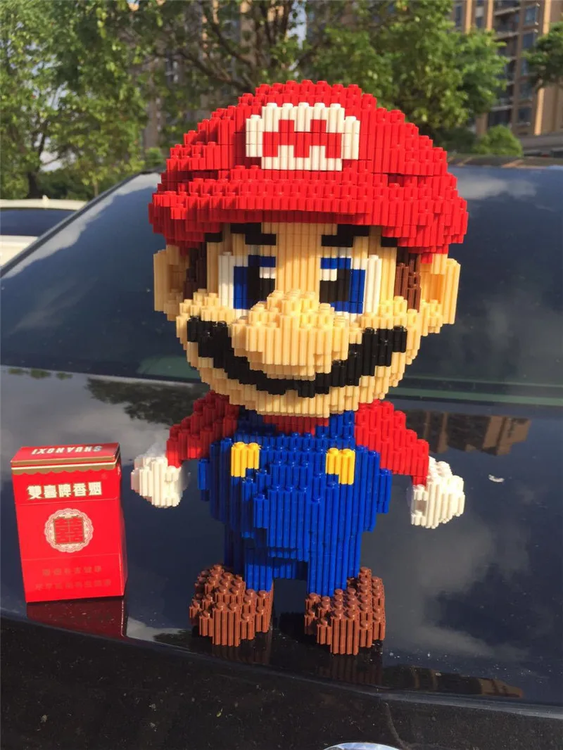 Big Size Super Mario Diamond Diamond Building Blocks Toys Kids DIY  Plastic Assembling Particles Bricks Toy Educational Gift 31cm  (5)