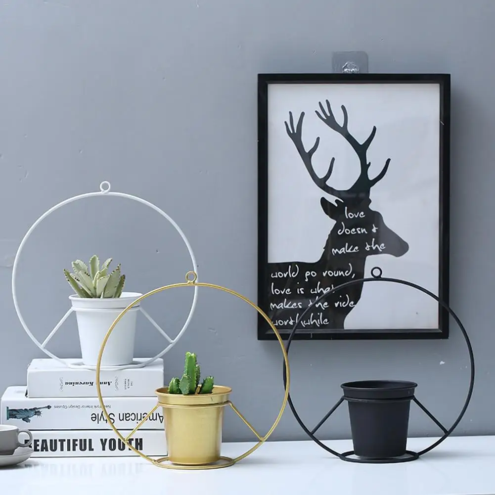 

Creative Simple Flower Bonsai Hanging Baskets Succulents Plant Holder Indoor Hanging Planter Vase Desktop Wall Decoration