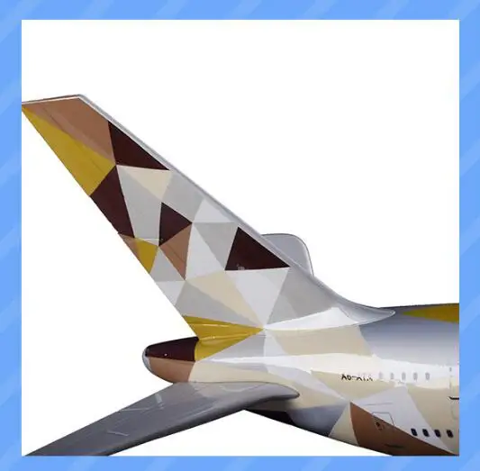 45 см смолы Etihad/Пособия по немецкому языку Lufthansa/Малайзия Airbus A380 модель самолета Стенд Модель Collection Adult Детский подарок игрушка
