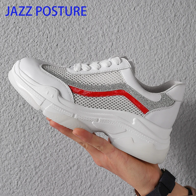 

New fashion Roman Spring women Genuine Leather Breathable Wear Resistant Shoes Comfortable Summer Lace up Sneakers y839