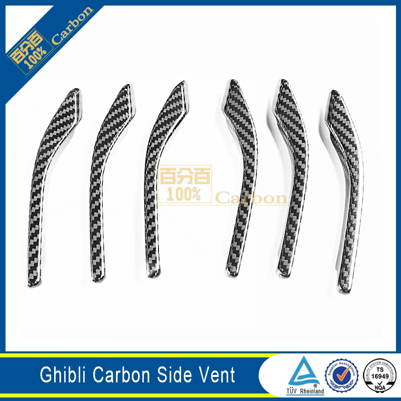 

Car Exterior Accessories Side Vent Carbon Fiber For Maserati Ghibli 2014-2017