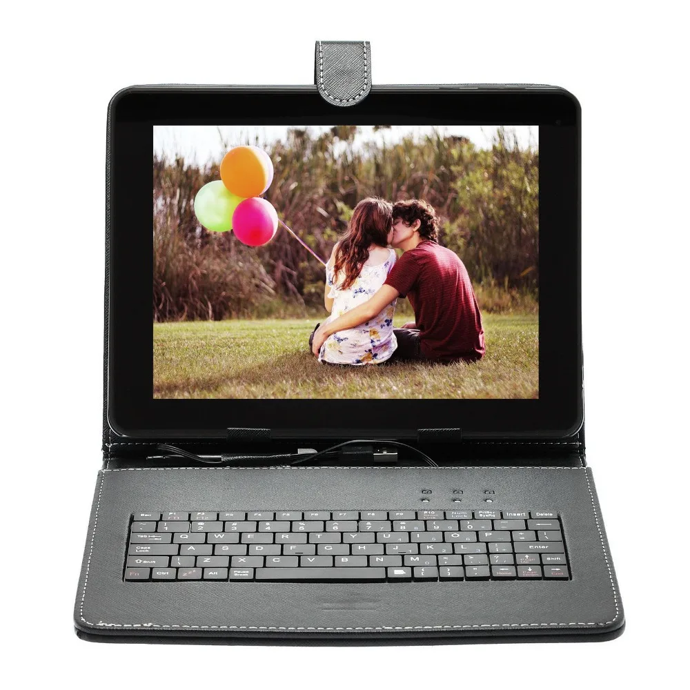 

Quad Core Tablets Pcs book reader 9.7 inch SIM Android 6.0 Dual Cam 16GB/1GB w/Single Tablet pc or add Keyboard cover Russian