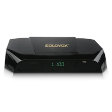 2PCS SOLOVOX V9S DVB-S2 HD Digital Satellite Receiver Support TVbox USB Port WEB TV CCCAMD NEWCAMD Miracast IPTV Box Set Top Box