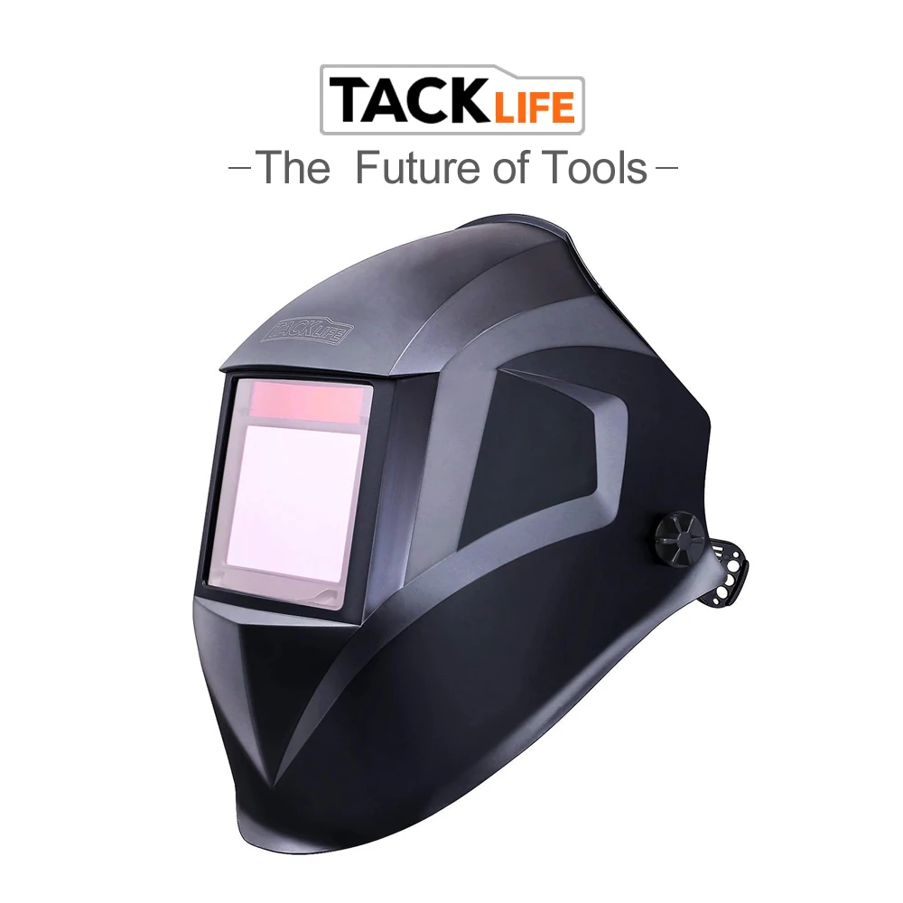TACKLIFE PAH03D Pro сварочный шлем с высоким оптическим классом увеличенной областью обзора широкий диапазон теней DIN 6 шт. Сменные линзы