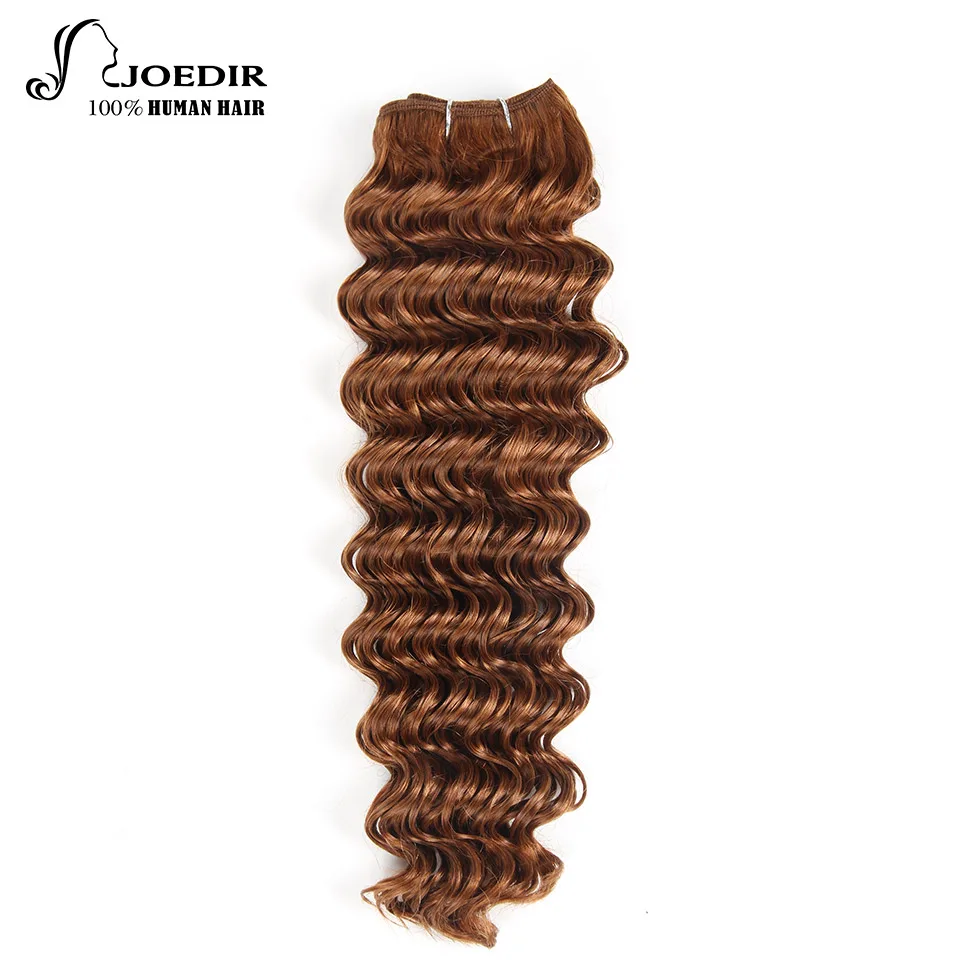 

Joedir Brazilian Deep Wave Pure Color 1 Bundle Remy Hair 113g 100% Remy Human Hair Extension No Shedding Free Shipping