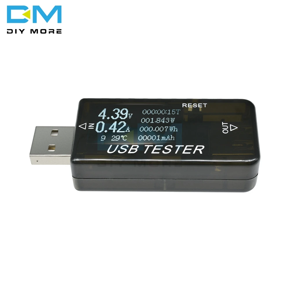 Цифровой USB Амперметр с ЖК дисплеем 6 в 1|ЖК-модули| |