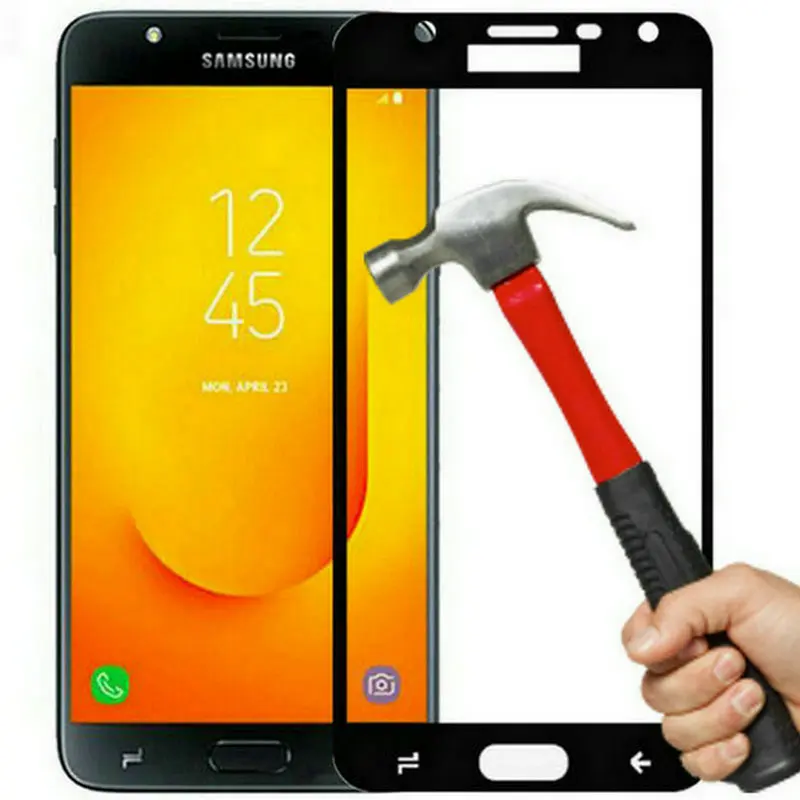 Закаленное 3d-стекло для Samsung Galaxy J7 Duo 2 шт. полное покрытие экрана Защитная пленка