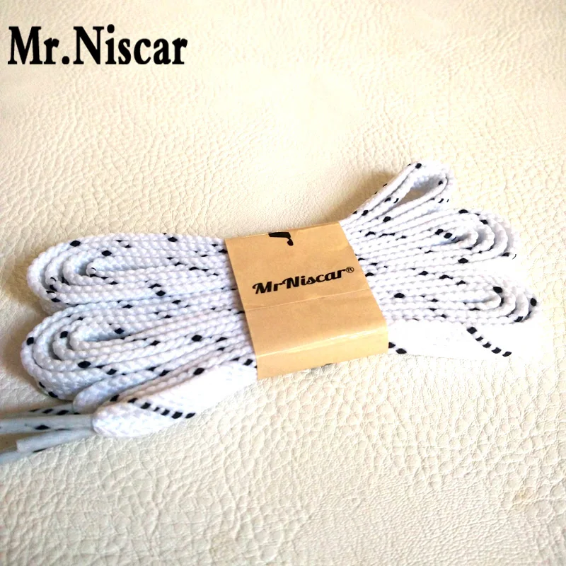 

Mr.Niscar 5 Pair 100cm 120cm 140cm Flat Shoelaces Shoe Laces White Black Twill Shoestrings Cords Ropes for Sport Casual Shoes