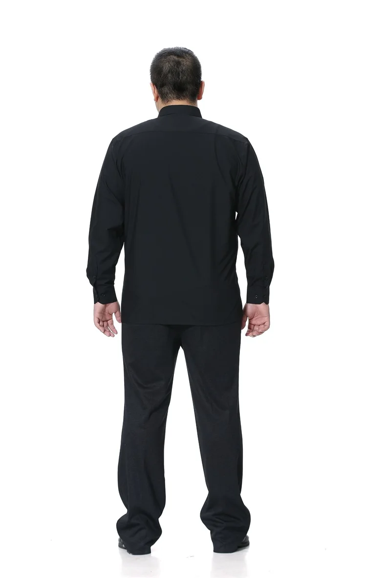 Дизайн, большие размеры, чистый цвет, 5XL, 6XL, 7XL, 8XL, деловая официальная одежда, рубашки для мужчин, модные, с длинным рукавом, черный, белый, фиолетовый