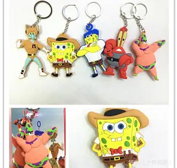 

20Pcs mixed cartoon anime Key Chains Pendant PVC Key Chains For Best Small gifts D168