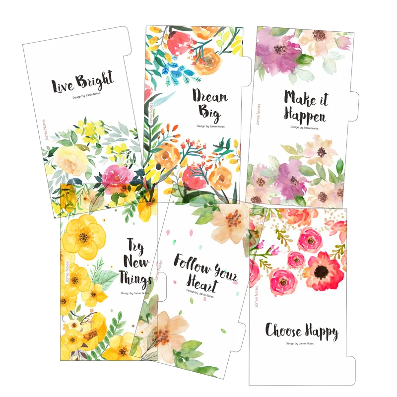 Transparent Dividers Spiral Notebook Index Pages For Filofax Dokibook Planner A5a6 Bullet Journal Accessories Korean Stationery