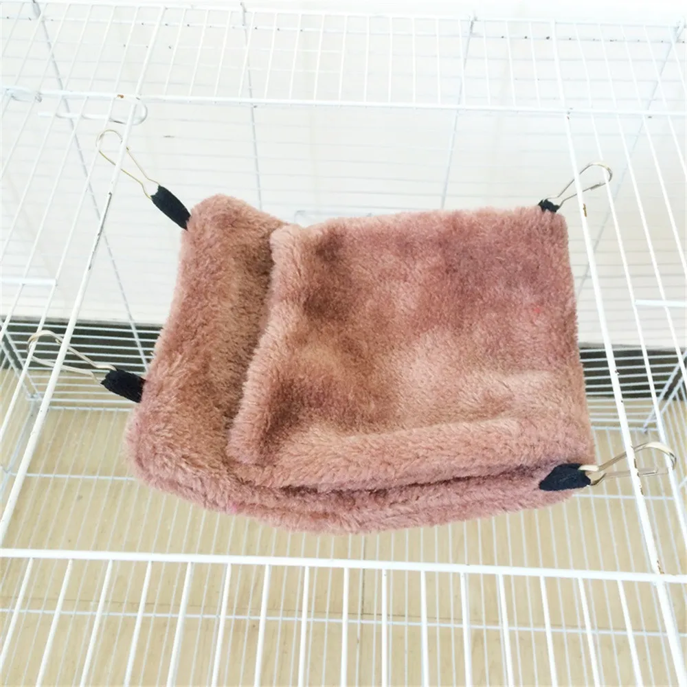 Новая теплая кровать гамак для крысы белка зимние игрушки для домашних животных хомяк клетка дом подвесное гнездо 0411