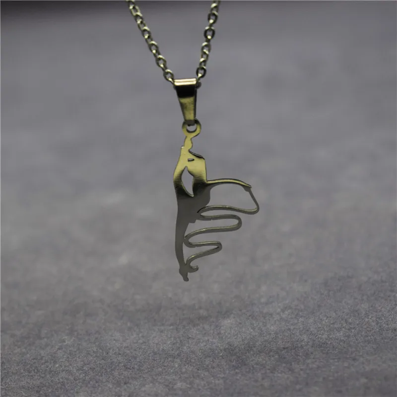 Elfin-Trendy-Style-Stainless-Steel-Ribbon-Dance-Necklace-Dancer-Jewellery-Ribbon-Dance-Pendant-Necklace-Sport-Jewellery (3)