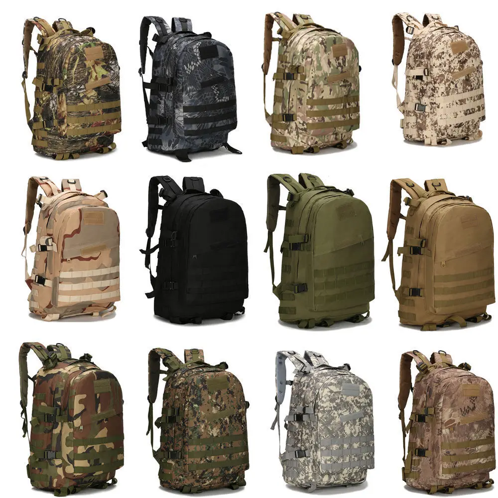 

55L 3D Outdoor Sport Military Tactical climbing mountaineering Backpack Camping Hiking Trekking Rucksack Travel outdoor Bag