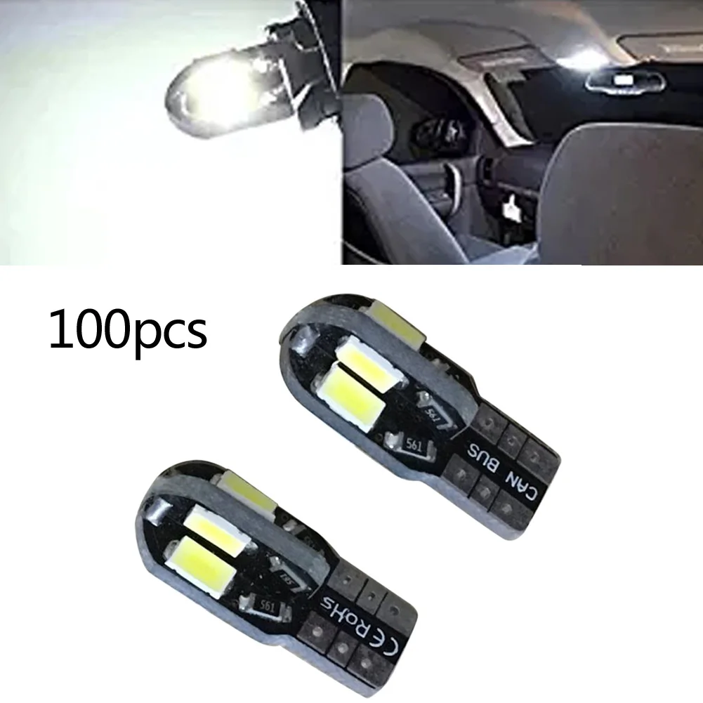 Светодиодсветодиодный лампа T10 5730 SMD 8 LED белая задняя подсветка номерного знака