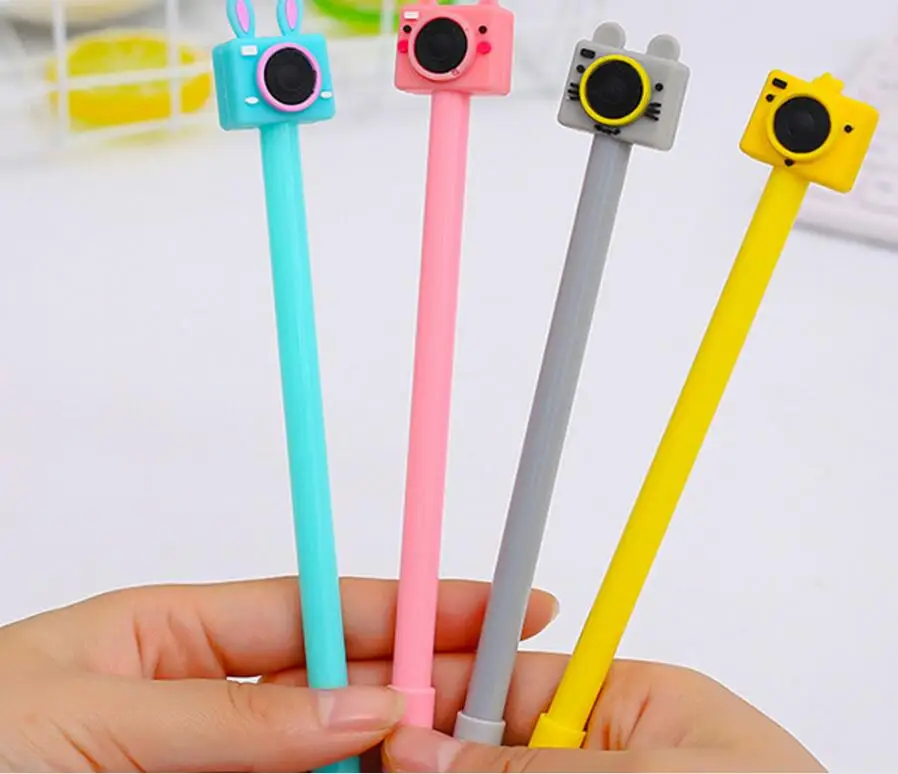 Новый милый дизайн Камара гелевая ручка Kawaii чернильная подарок школа приза офис