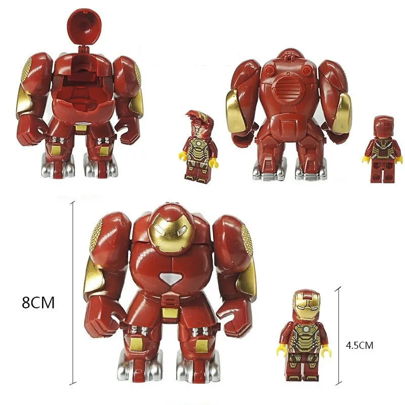 Silver Hulkbuster Iron Man Hulk Lego Compatibl 2 Minifigure