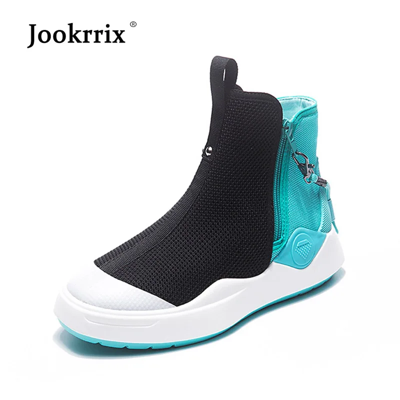 Ciel Respirant Chaussures rouge Jookrrix Automne Mode Dame 2018 Pu Chaussure Sneaker Zip Femelle Qualité Femmes Fille Top Marque pBqaBfPx