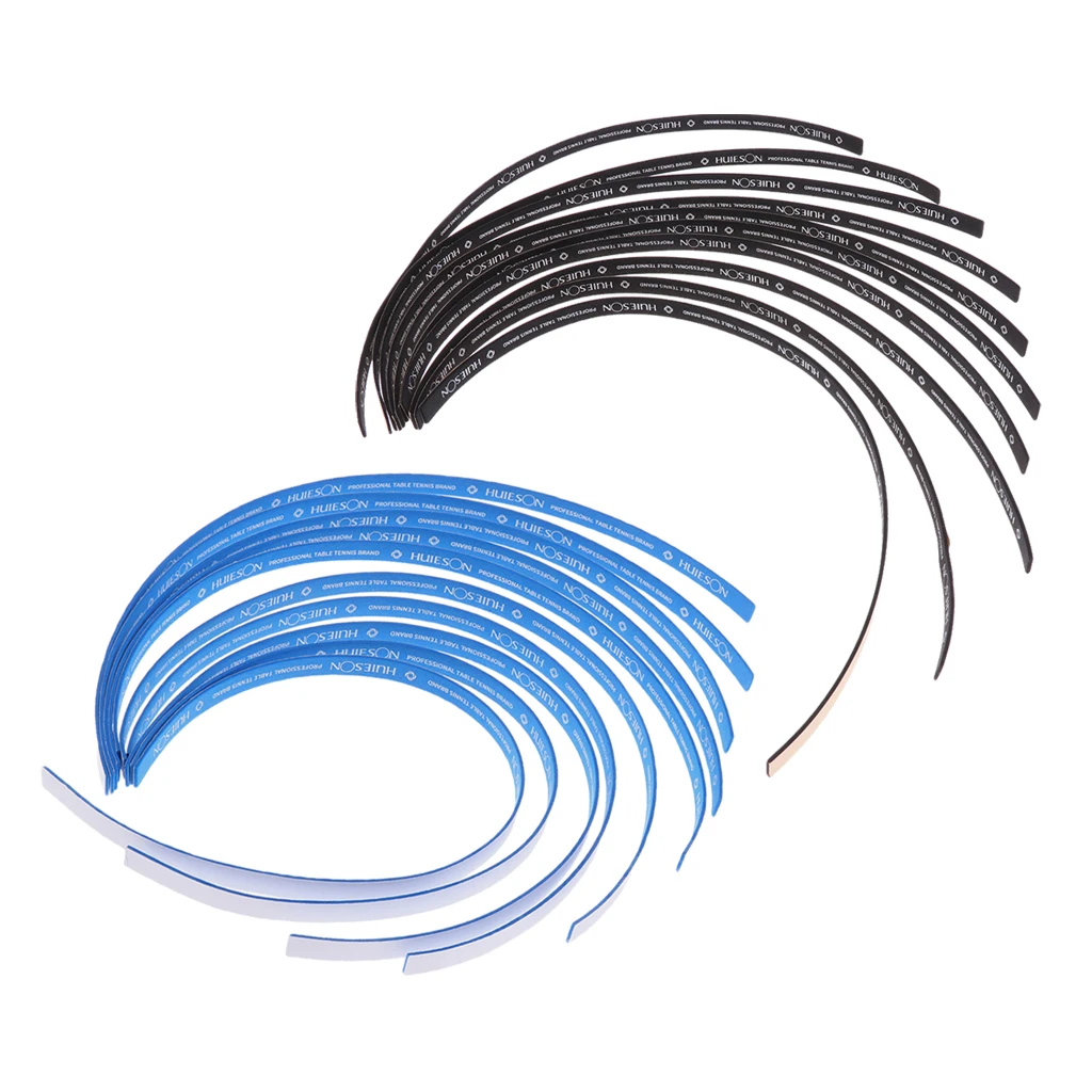 Perfeclan Set of 20 Pieces Table Tennis Edge Tape Racket Side Sponge Protect Table Tennis Accessories 