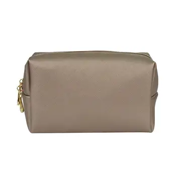 

1Pc Fashion Solid Color Zipper Closure Cosmetic Bag Portable Storage Cosmetic Bag Makeup Bags Toiletry Bags For Women Ladies