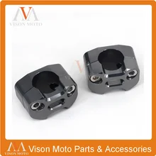 CNC руль жир бар крепление зажим переходник для стояка 7/" до 1 1/8" 22 мм-28 мм Грязь велосипед ямы ATV Блейк Оранжевый Синий Красный титан