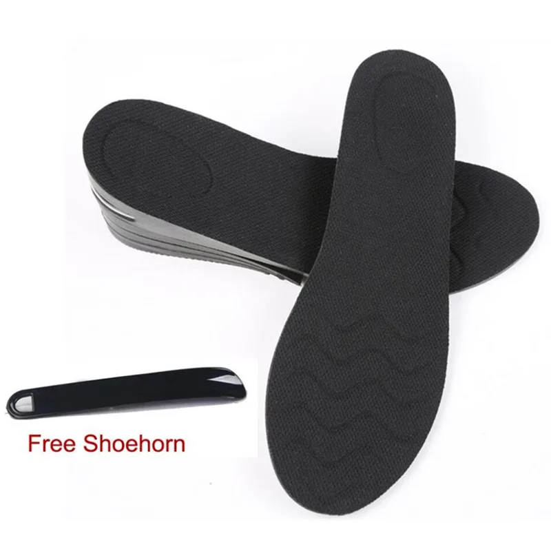 Height Increasing Elevator Shoes Insoles Lifting Inserts Grow Taller Two Layers
