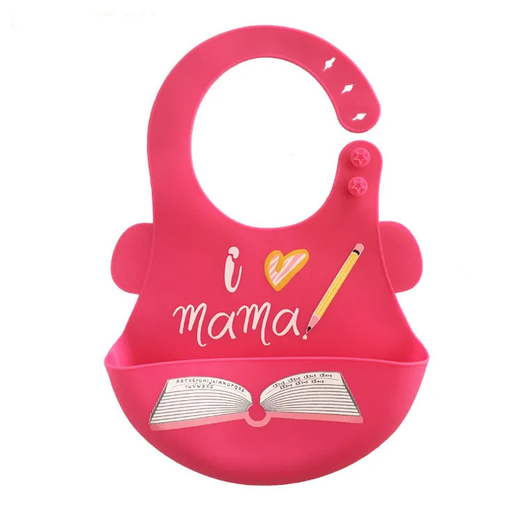 Waterproof Silicone Bib Easily Wipes Clean Comfortable Soft Baby Bibs Keep Stains Off Spend Less Time Cleaning after Meals | Детская