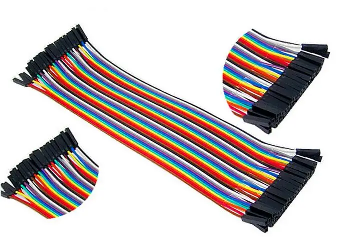 40 шт. кабель dupont перемычка Женская линия 20 см 1 P для arduino|jumpers jumpers|line dupontline cable |