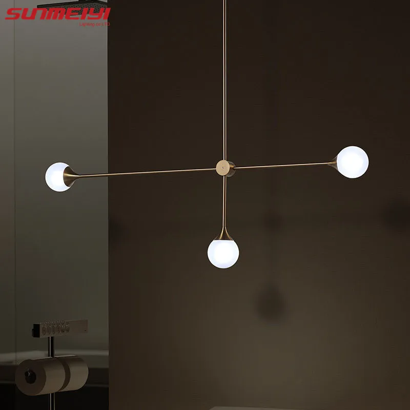 Modern Minimalist Pendant Light Lamp Nordic Ceiling Clothing Decoration glass ball for Living Room Bedroom Dining | Освещение