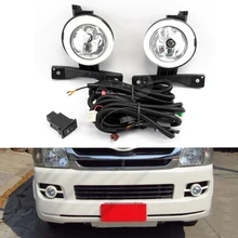 Car Daytime Running Light DRL Fog lamp Assembly Kit For Toyota Hiace 2009 2010 2011 12V Front Bumper light Accessories Kit цена Car Daytime Running Light DRL Fog lamp Assembly Kit For Toyota Hiace 2009 2010 2011 12V Front Bumper light Accessories Kit цены онлайн