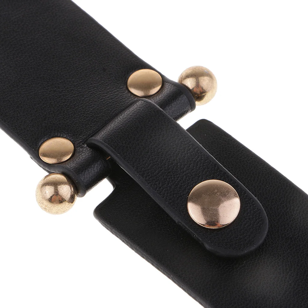 fityle 1 Set Vintage Leather Toggle Buttons for Coat Jacket Duffle Sewing With Snap Buckle