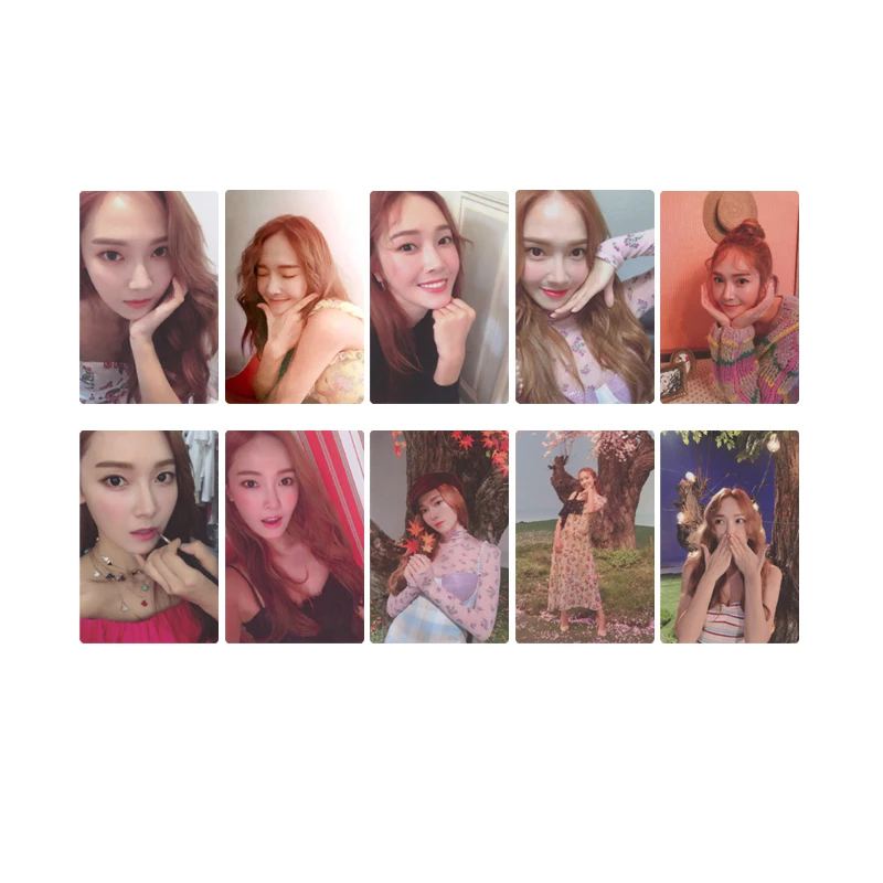 

Youpop KPOP Girls Generation MINI 3 MY DECADE Album Photo Card Hip Hop Self Made Paper Cards Autograph Photocard XK488