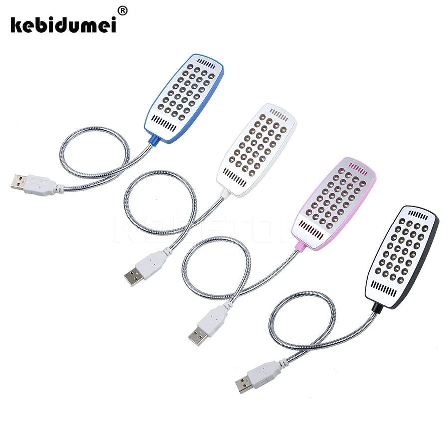 Супер яркий 28 светодиодный мини USB светильник 1 шт. гибкая лампа для компьютера