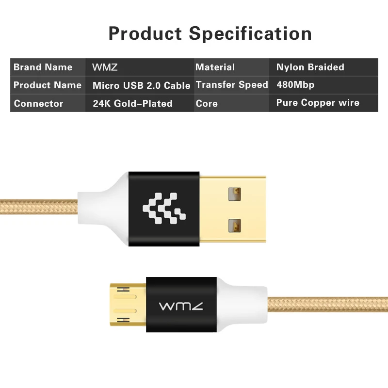 Micro Reversible USB Cable 4