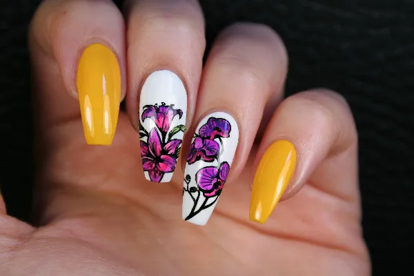 BORN PRETTY Nail Art шаблонные штампы пластина Весенняя серия цветок Прямоугольник маникюрная пластина с изображениями для нейл-арта