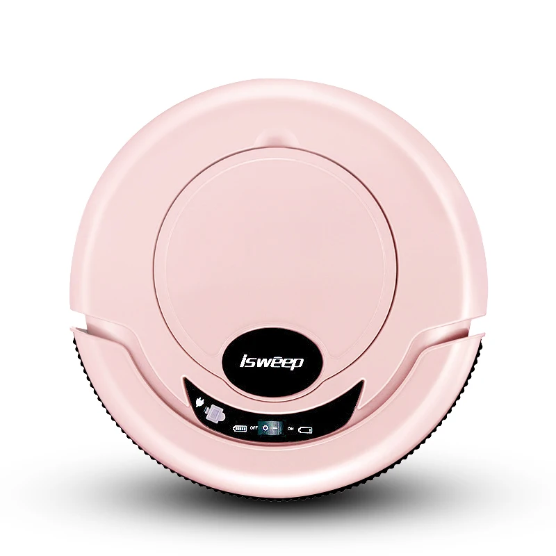Pink color mini floor Vacuum cleaner robot portable cleaning devices