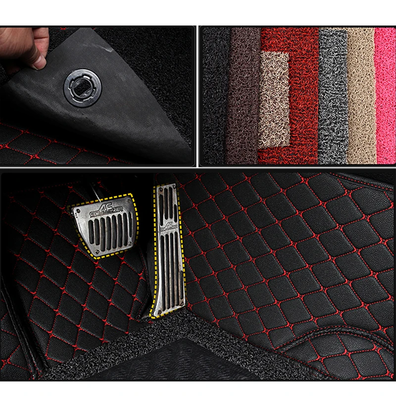 Najtaniej KOKOLOLEE niestandardowe dywaniki samochodowe dla Toyota Corolla Camry Rav4 Auris Prius Yalis Avensis Alphard 4runner Hilux highlander sequoia