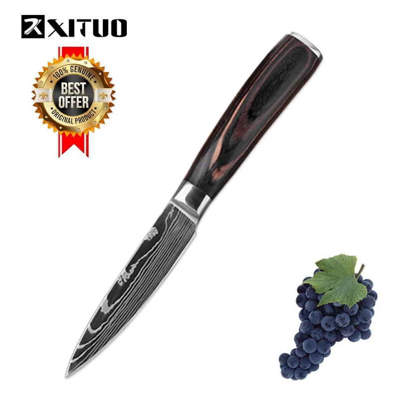 XITUO Kitchen Knife 8 inch Professional Chef Knives Japan Damascus Pattern Stainless Steel Fish&Meat Carving Slicing Knife Veget XITUO Kitchen Knife 8 inch Professional Chef Knives Japan Damascus Pattern Stainless Steel Fish&Meat Carving Slicing Knife Veget
