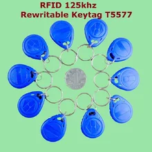50 шт./лот 125 кГц RFID EM4305 T5577 Smart ID записываемый брелок перезаписываемых Маркер Брелоки с RFID брелок для ключей доступа Управление