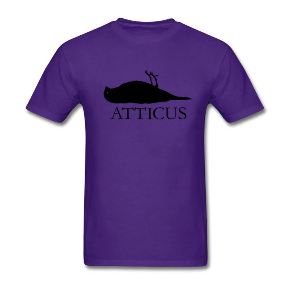 Новинка брендовая футболка ATTICUS с логотипом мертвой птицы Мужская
