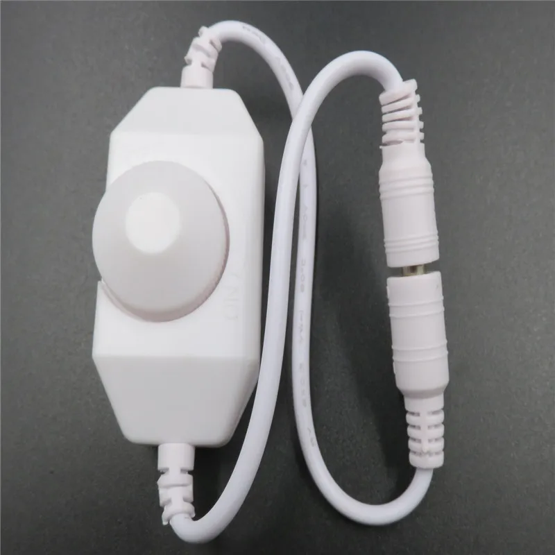 

New Mini LED Brightness Adjust Switch Dimmer Controller for 3528 5050 5630 Single Color LED Strip Light 12V - 24V