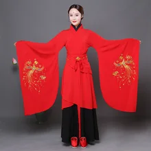 Новое поступление, Древний китайский костюм, древняя китайская одежда Hanfu, Женский карнавальный костюм Hanfu, Дамское китайское сценическое платье