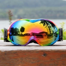 Профессиональные лыжные очки, двухслойные линзы, лыжные очки, противотуманные, UV400, Лыжный спорт, сноуборд, мужские, женские, снежные очки