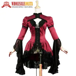 Викторианский Романтический Готический корсет куртка сексуальный вампир воссоздание Хеллоуин костюм