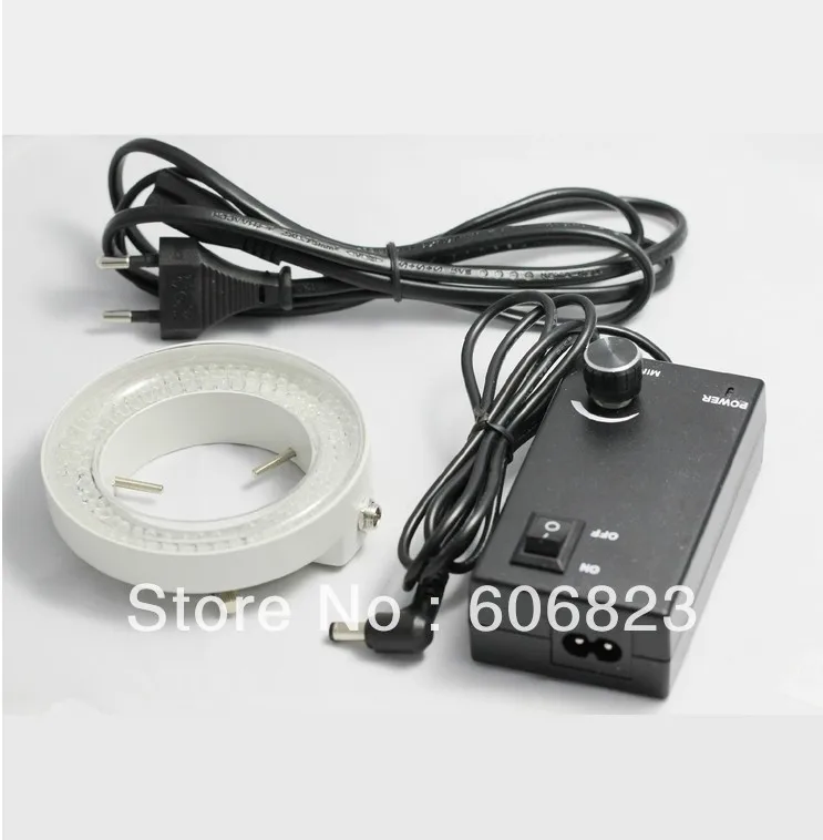 

NEW 80 LED MICROSCOPE ALUMINUM RING LIGHT + ADAPTER,free shipping
