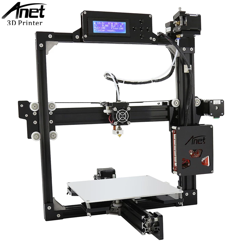 ANET A2 3D Printer Full Metal Frame High-precision 3D Printer KIT DIY Easy Assemble Filament with Auto Leveling Position Sensor