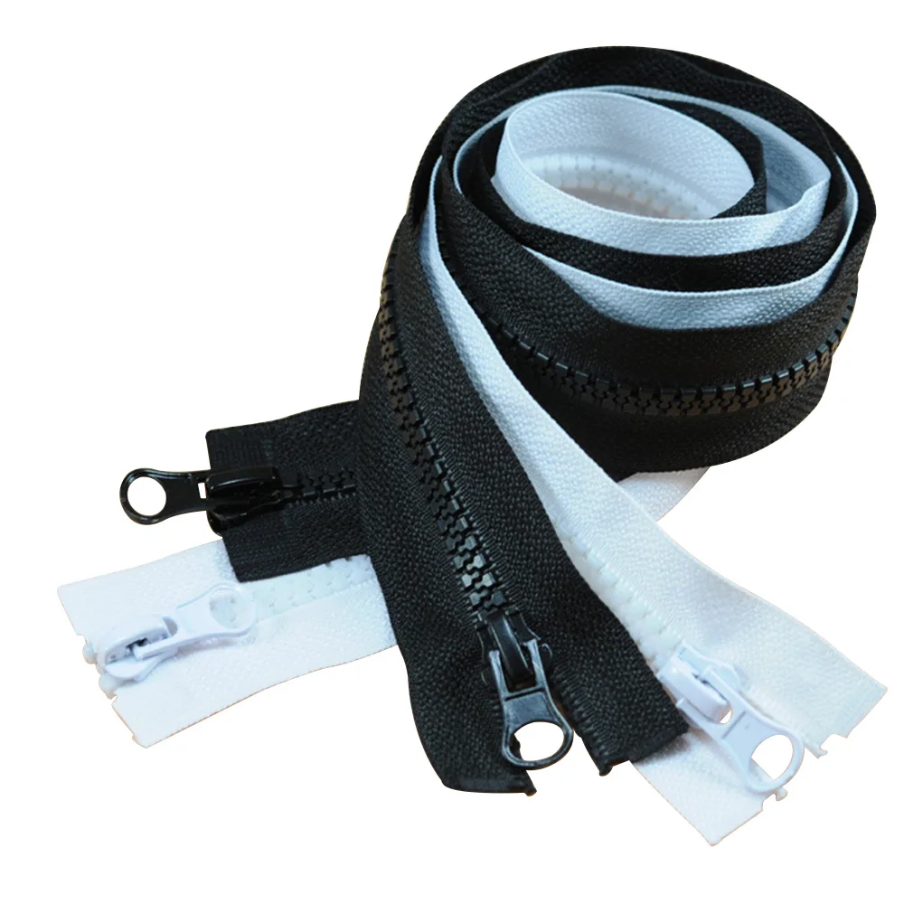 10 Cerniere In Resina 5#, 40 Cm, 50 Cm, 60 Cm, 80 Cm, Con Estremità - Foto 2