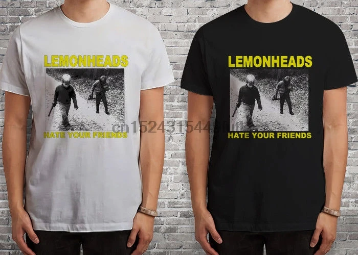 

New THE LEMONHEADS Band Hate Your Friends Black White T-shirt Shirts Tee XS-2XL